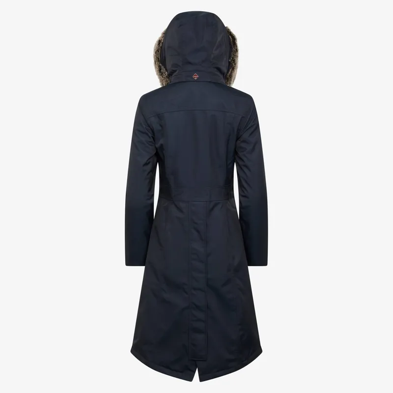 LeMieux Young Rider Long Waterproof Riding Coat - Navy-1